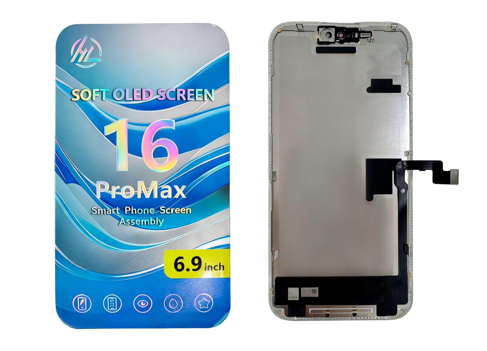 Pantallas iPhone y Samsung en HAODE México