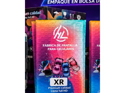 Pantalla iPhone XR en bolsa protectora HL