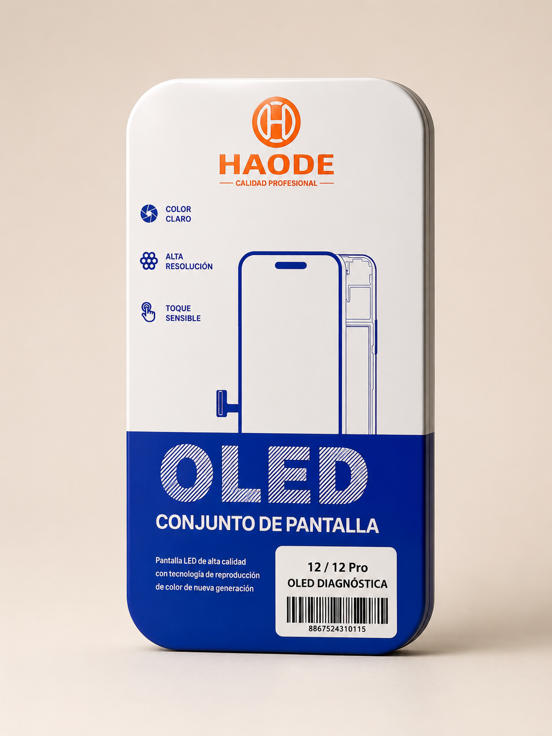 HAODE Pantalla OLED Diagnóstica - Modelo 12 / 12 Pro
