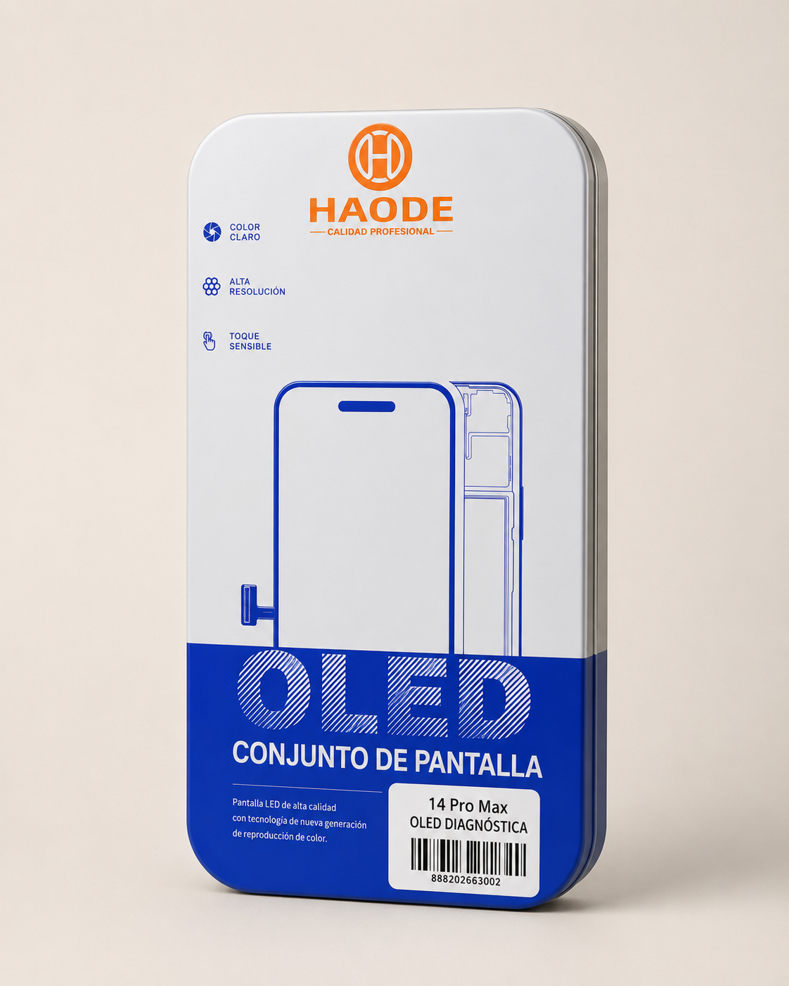 HAODE Pantalla OLED Diagnóstica - Modelo 14 Pro Max