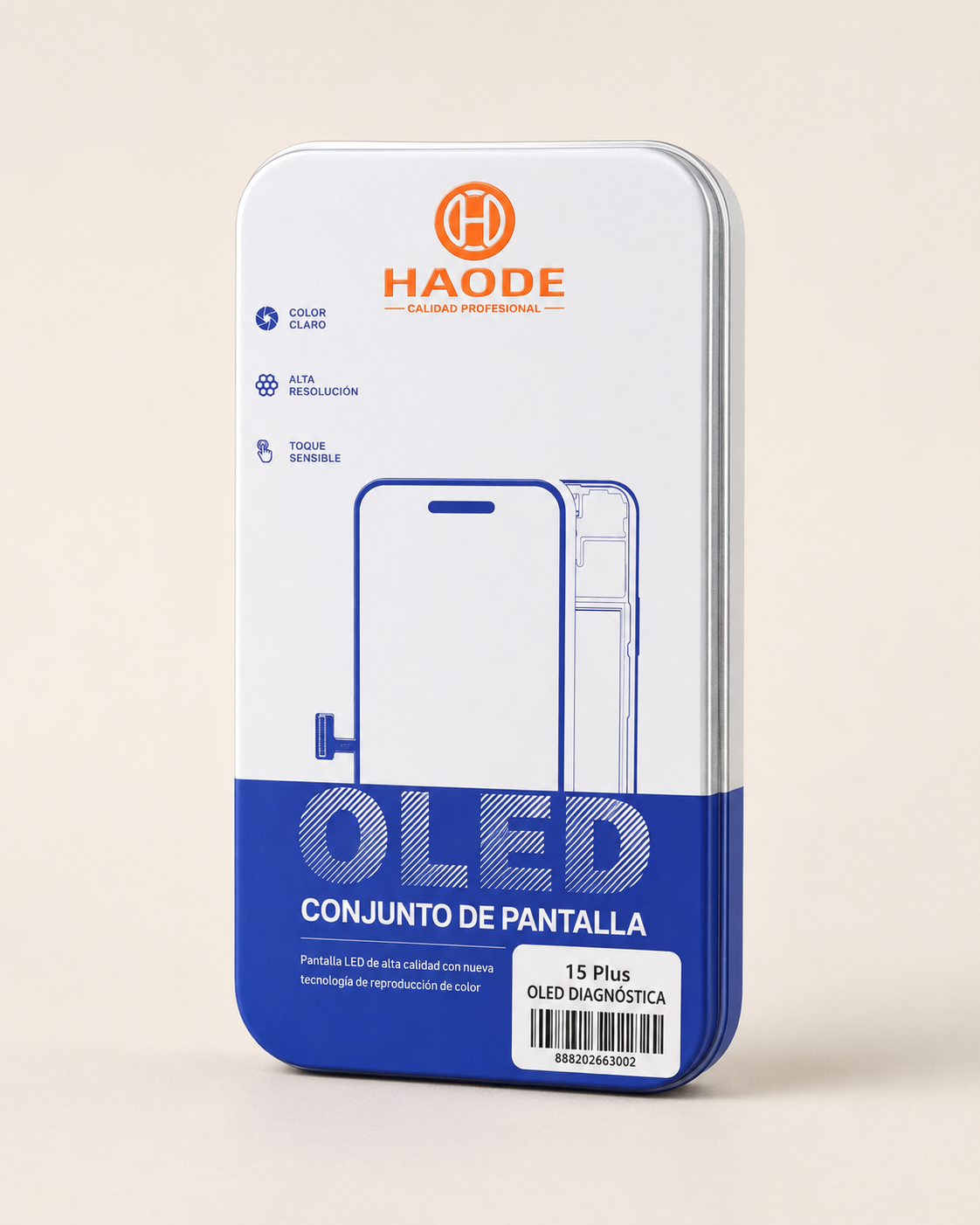 HAODE Pantalla OLED Diagnóstica - Modelo 15 Plus