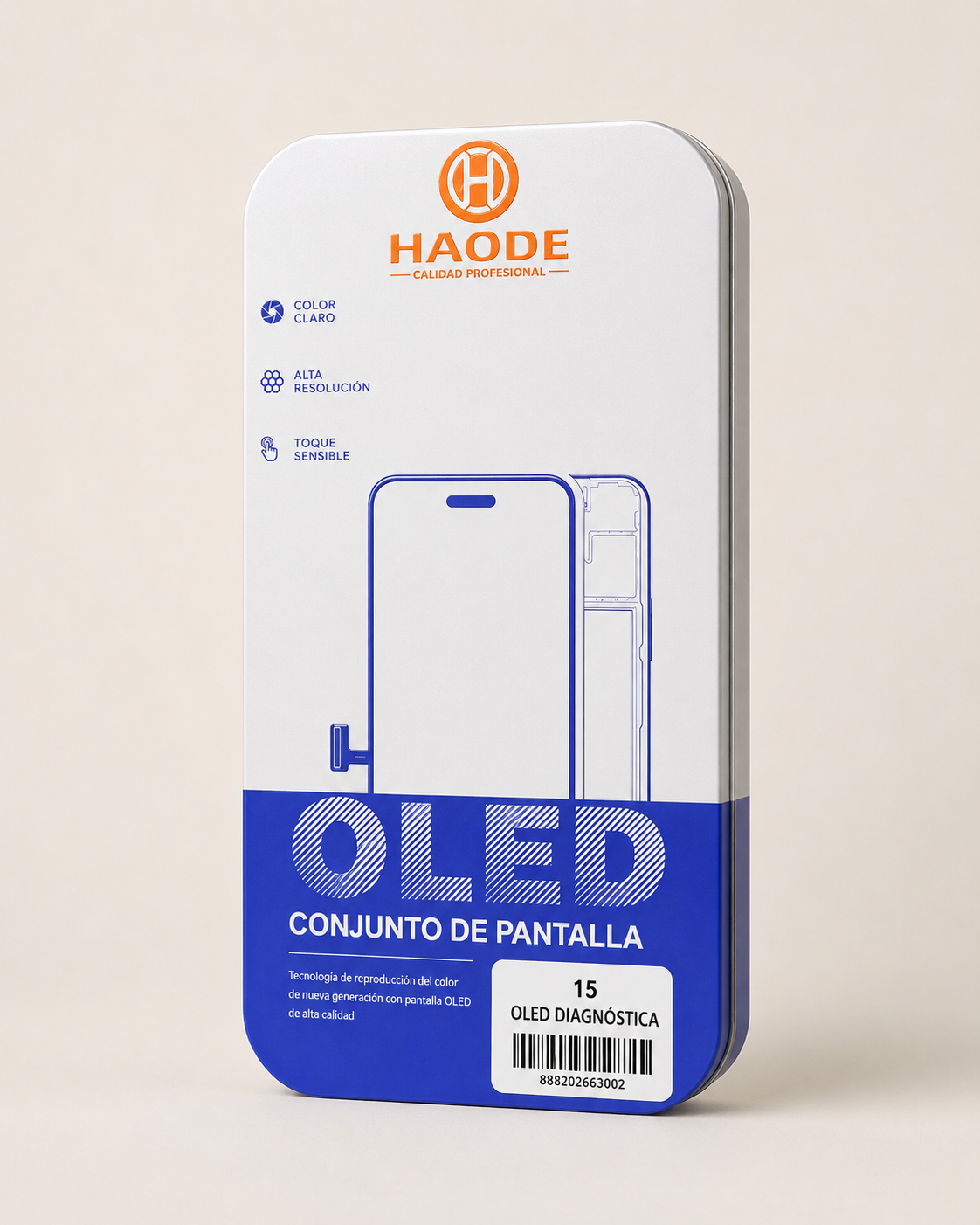 HAODE Pantalla OLED Diagnóstica - Modelo 15
