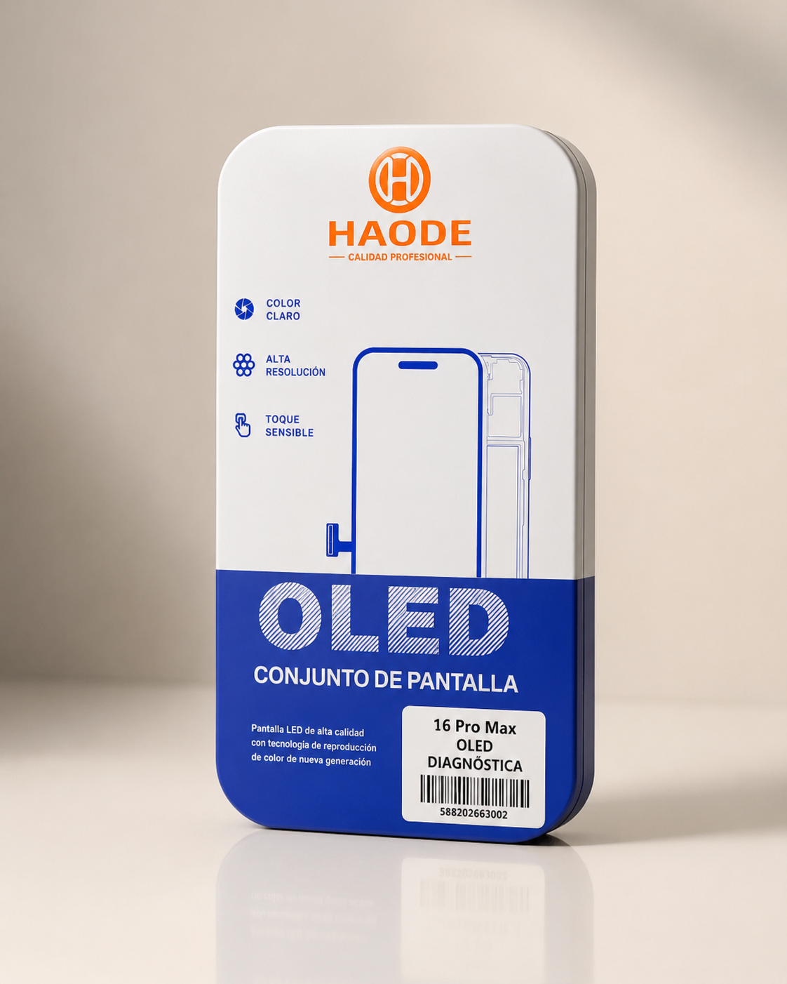 HAODE Pantalla OLED Diagnóstica - Modelo 16 Pro Max