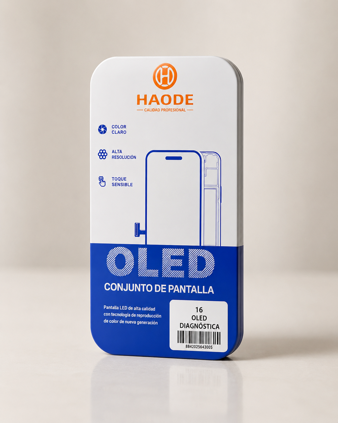 HAODE Pantalla OLED Diagnóstica - Modelo 16