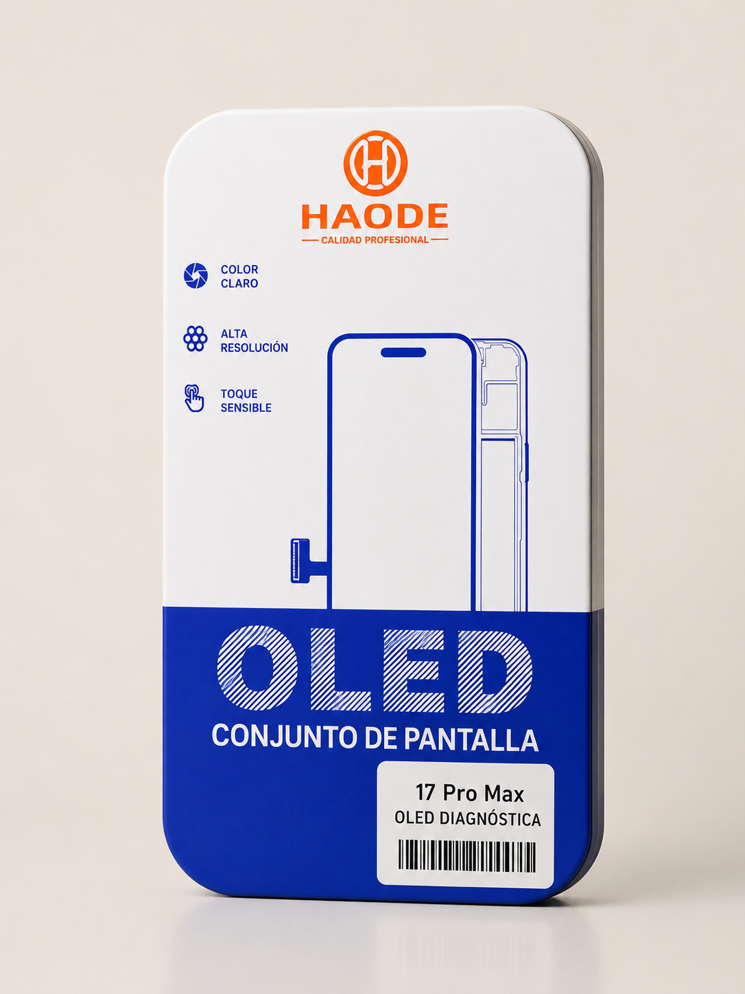 HAODE Pantalla OLED Diagnóstica - Modelo 17 Pro Max