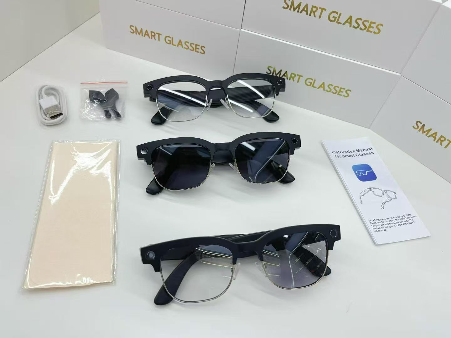 W630 AI Smart Glasses vista 1