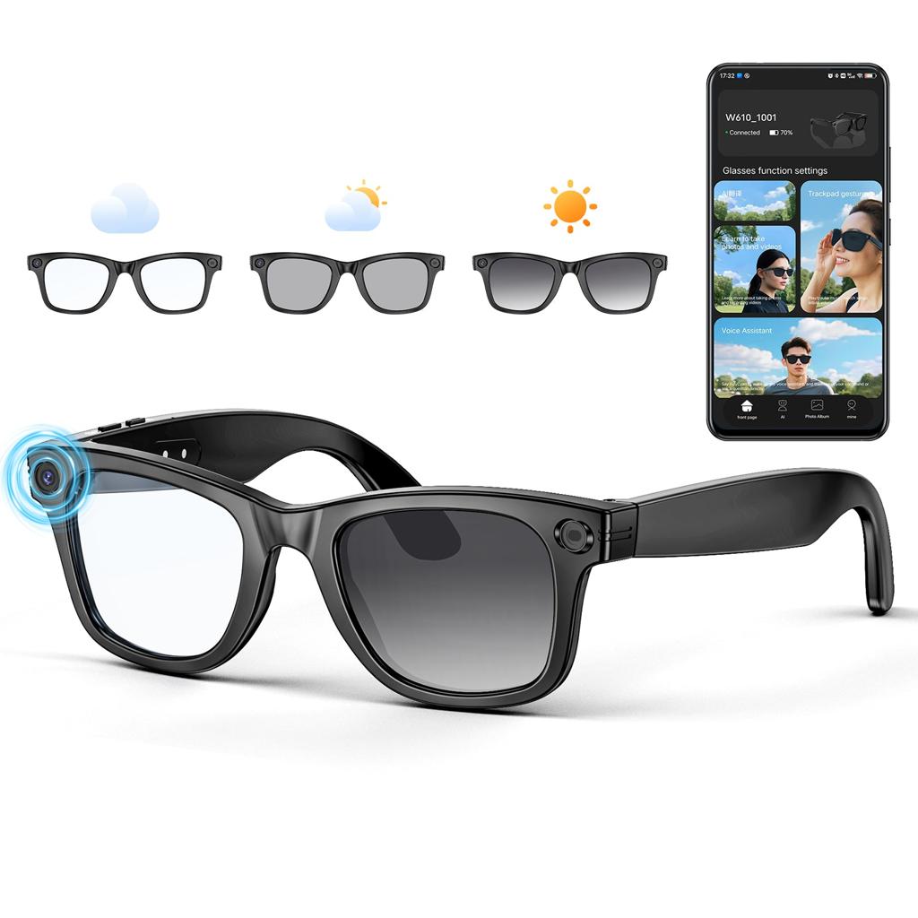 W630 AI Smart Glasses vista 4